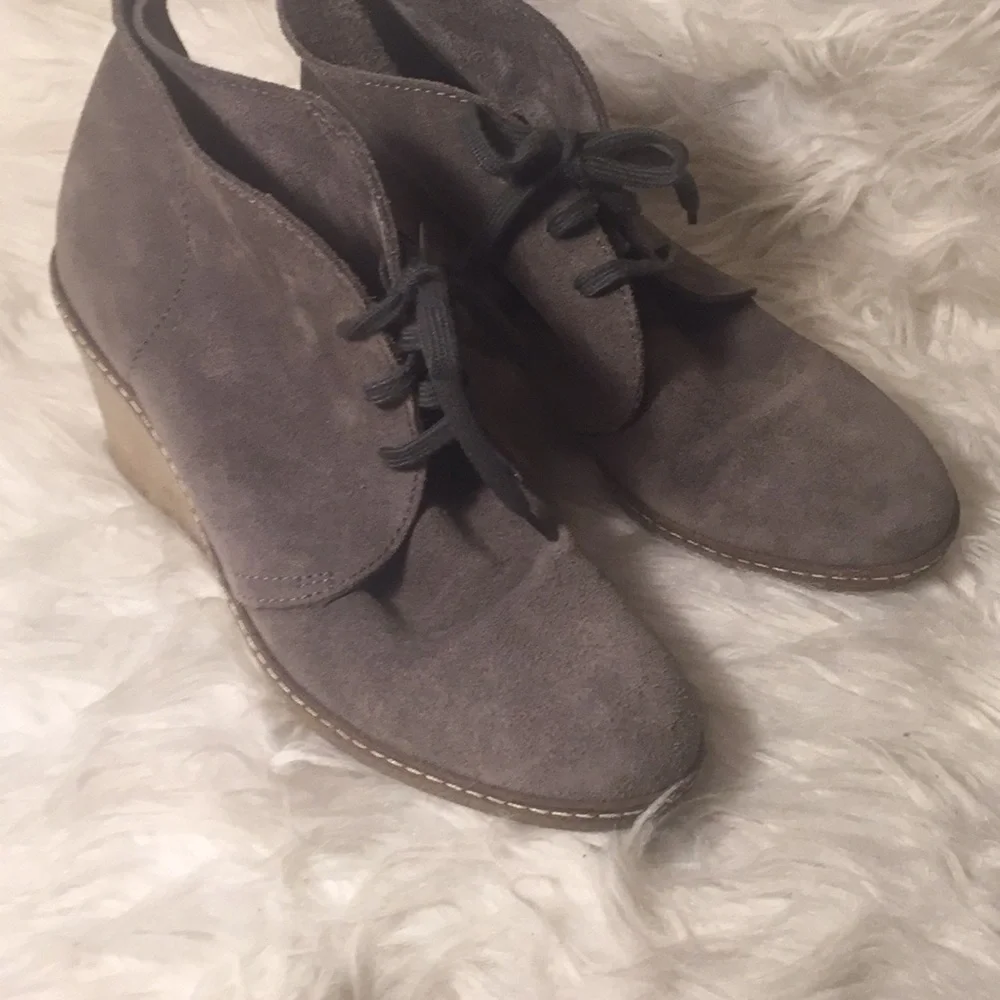 J crew macallister suede wedges